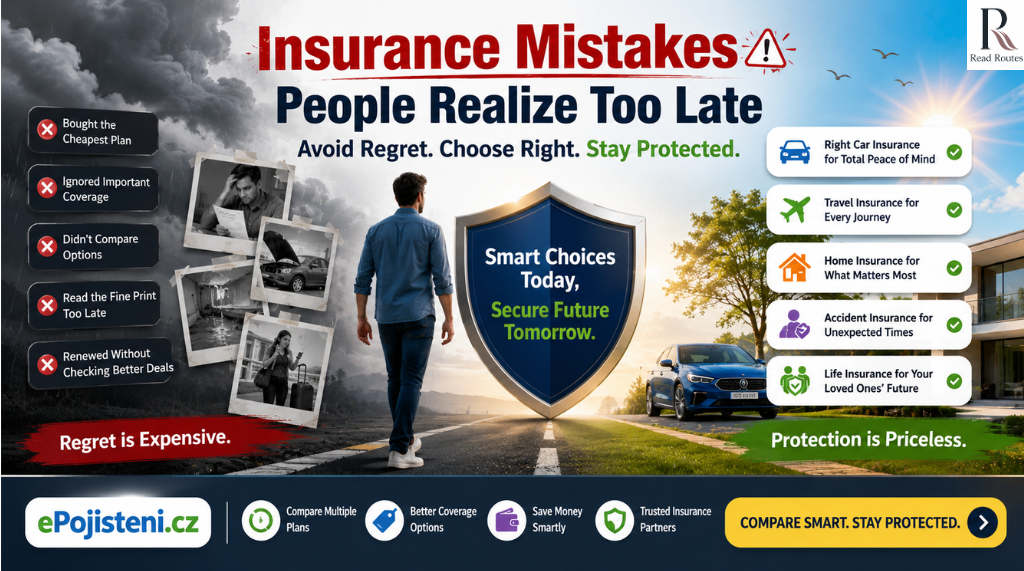 The Insurance Mistakes People Realize Too Late — And How ePojisteni.cz Helps Avoid Them