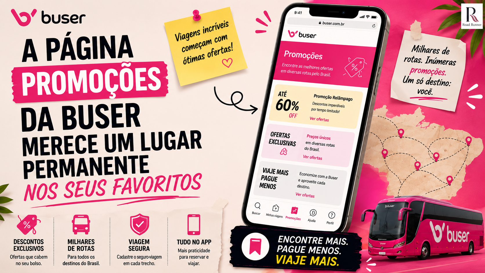 A Página de Promoções da Buser Merece um Lugar Permanente nos Seus Favoritos