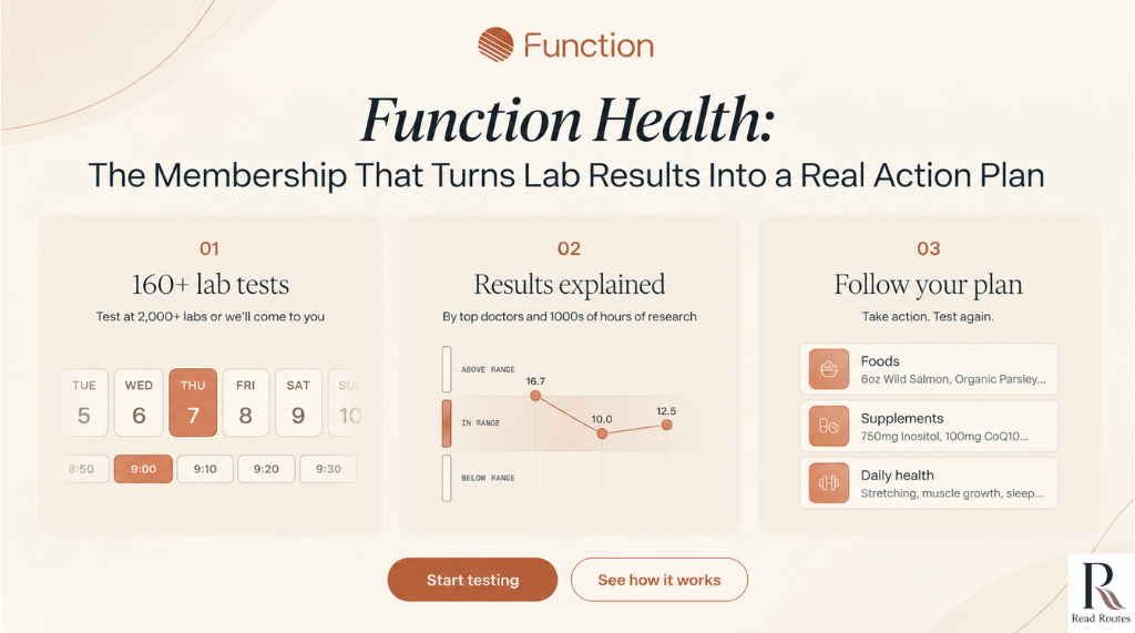 Function Health: The Membership That Turns Lab Results Into a Real Action Plan