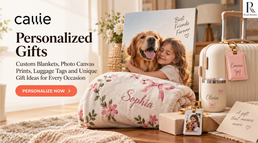 Callie Personalized Gifts: Custom Blankets, Photo Canvas Prints, Luggage Tags and Unique Gift Ideas for Every Occasion